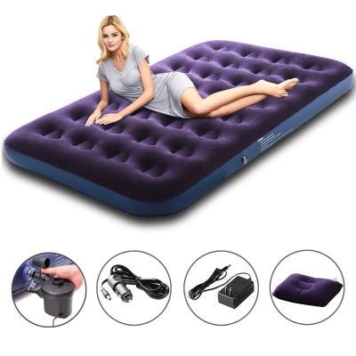 Classical downy airbed inflatable air bed mattress (3)
