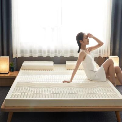 Soft and comfortable latex mattress with natural design