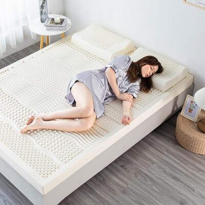 Soft and comfortable latex mattress with natural design
