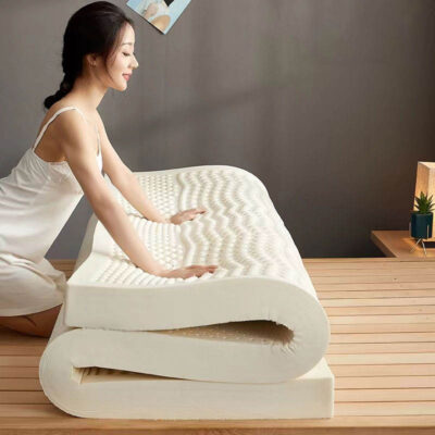 Soft and comfortable latex mattress with natural design