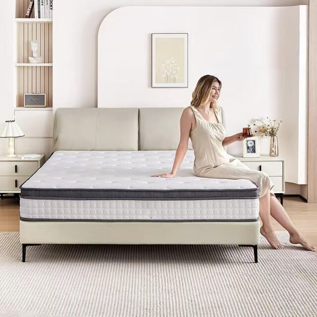 Soft comfortable spring hotel mattress for hotels