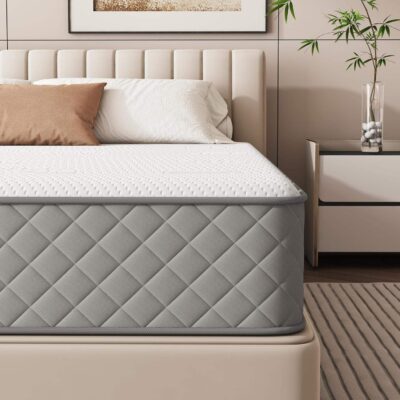 Luxury double bed spring mattress with premium design