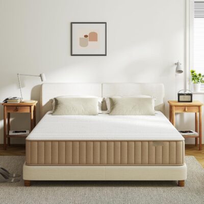 Luxury double bed spring mattress with premium design