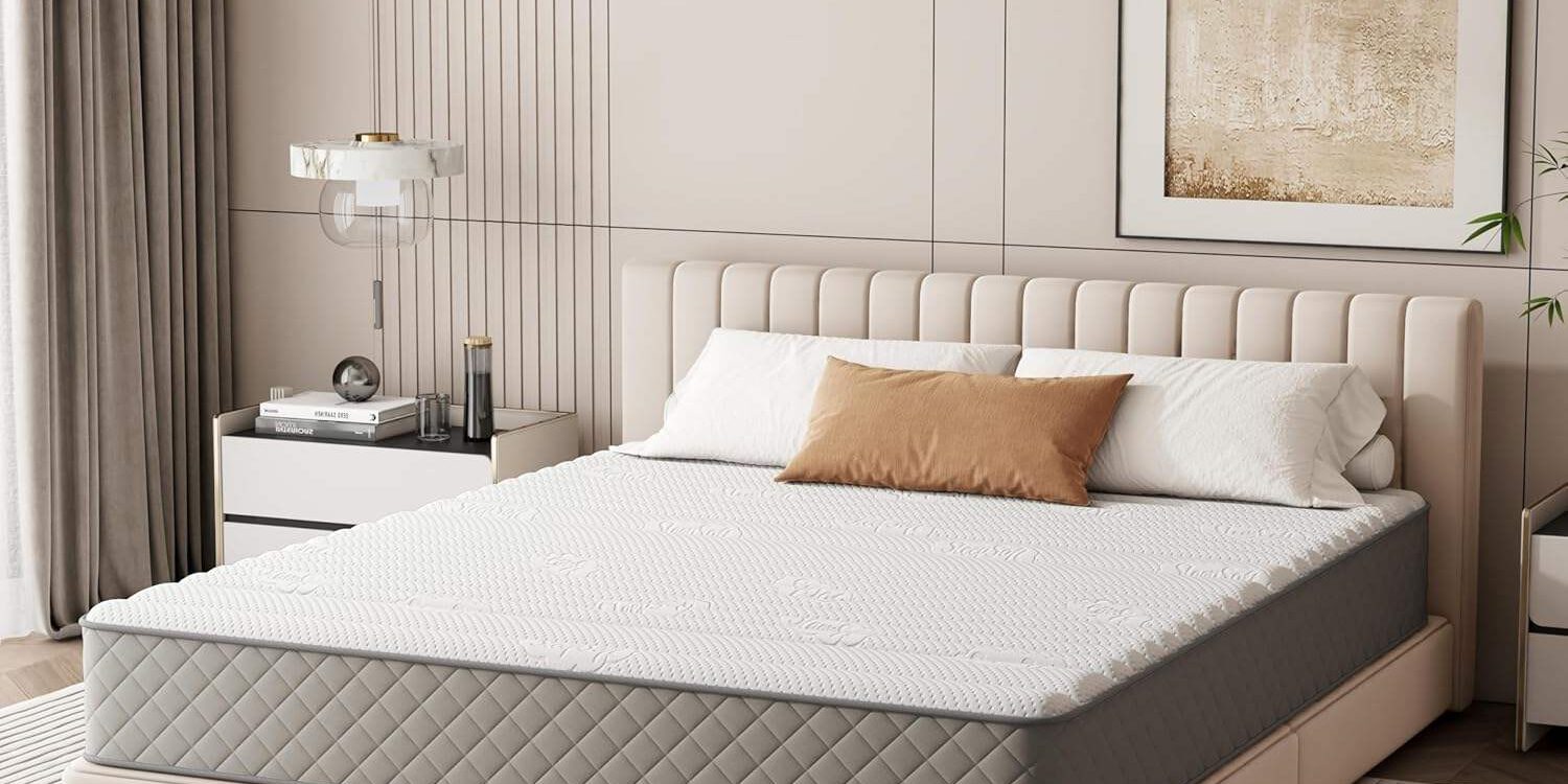 Luxury double bed spring mattress with premium design