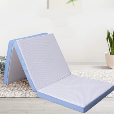 Breathable portable foldable mattress for home and travel