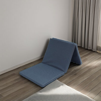 Breathable portable foldable mattress for home and travel