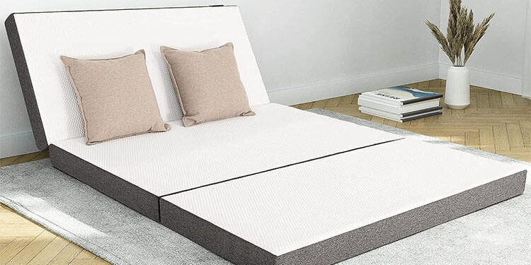 Comfort memory foam foldable mattress for home and travel