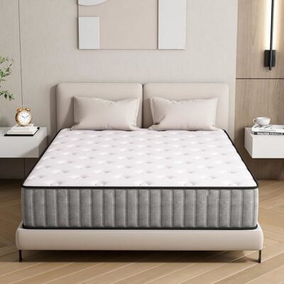 Eco-friendly gel memory foam spring mattress with comfort