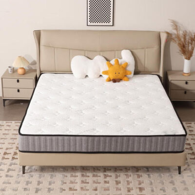 Eco-friendly gel memory foam spring mattress with comfort