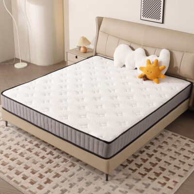 Eco-friendly gel memory foam spring mattress with comfort