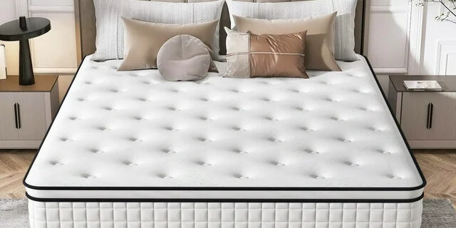 Eco-friendly gel memory foam spring mattress with comfort