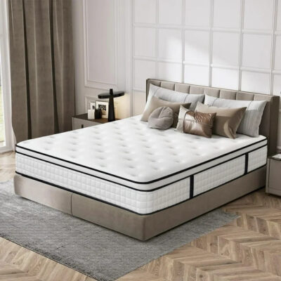 Eco-friendly gel memory foam spring mattress with comfort