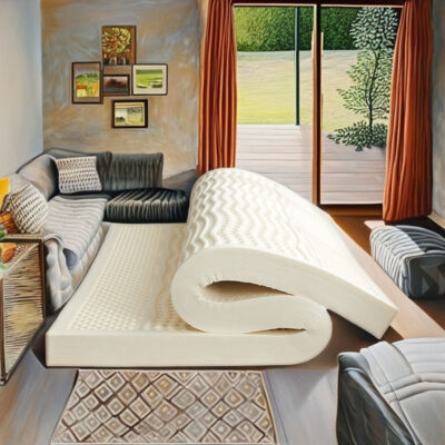 Modern luxury latex mattress with premium design