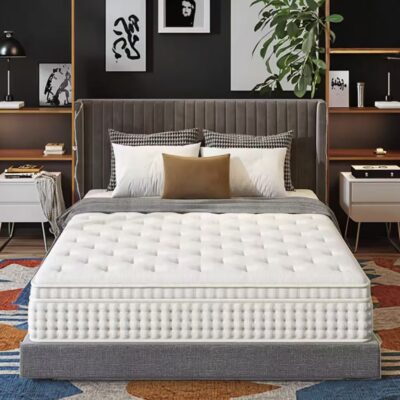 Luxury queen size spring hotel mattress design