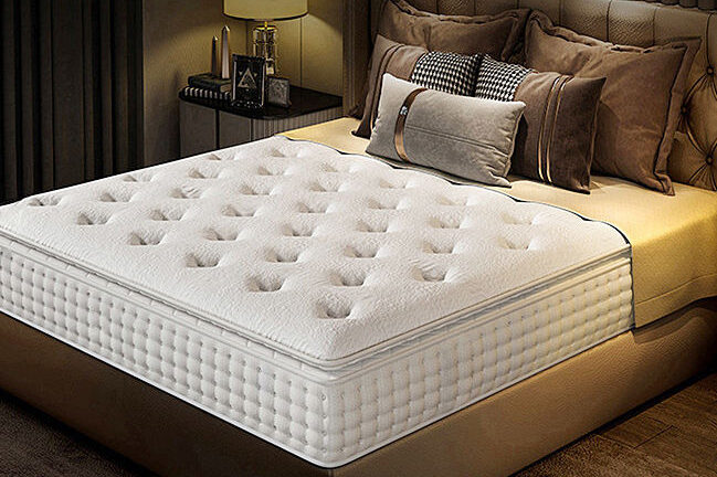 Luxury queen size spring hotel mattress design