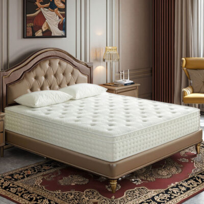 Luxury queen size spring hotel mattress design