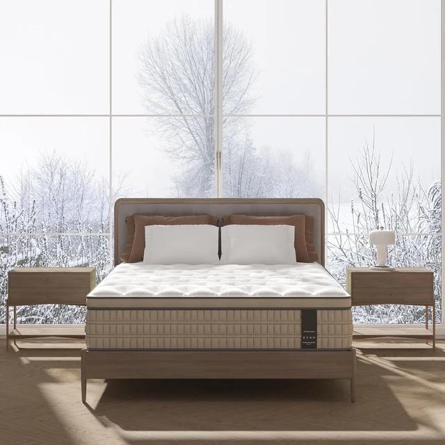 Modern latex memory foam hotel mattress with comfort design