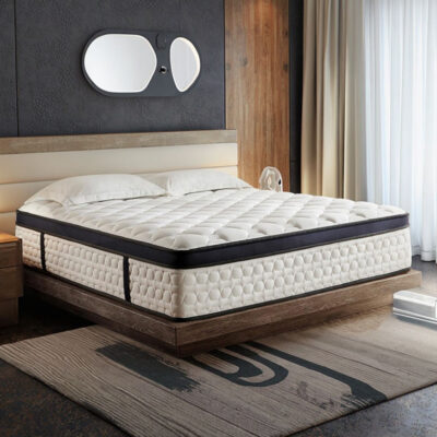 Memory foam hybrid soft spring mattress with durable support