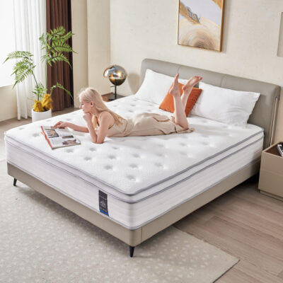 High-density gel memory foam king size hotel mattress