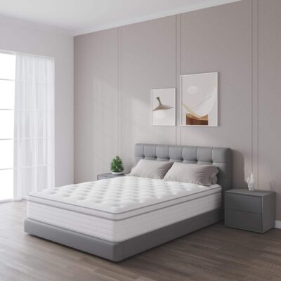 High-density gel memory foam king size hotel mattress