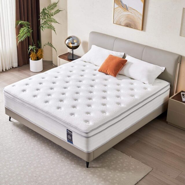 High-density gel memory foam king size hotel mattress