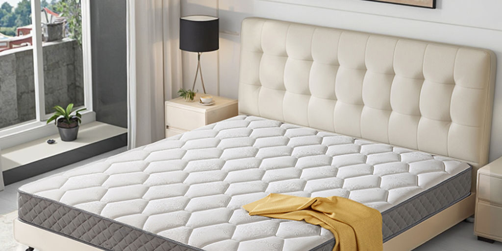 Comfort luxury memory foam spring mattress with modern design