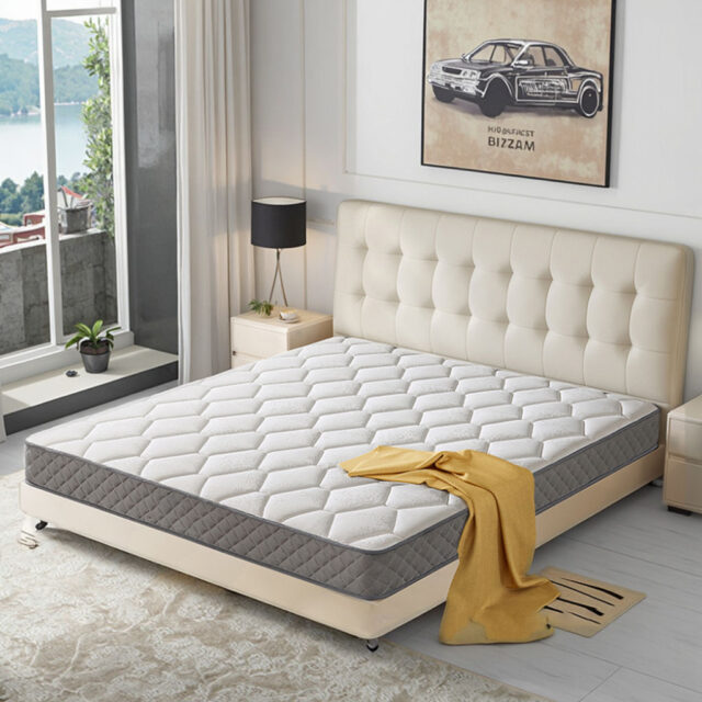 Comfort luxury memory foam spring mattress with modern design