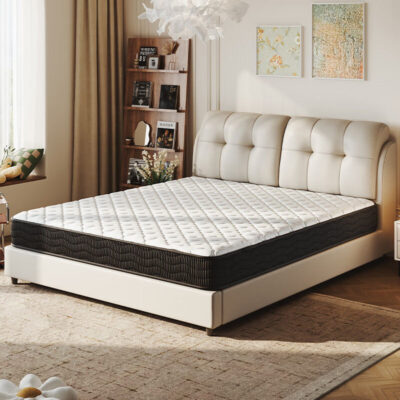 Comfort luxury memory foam spring mattress with modern design