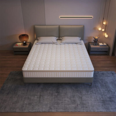 Comfort luxury memory foam spring mattress with modern design