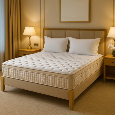 Comfort luxury memory foam spring mattress with modern design