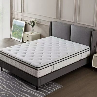 Luxury memory foam spring hotel mattress with premium comfort