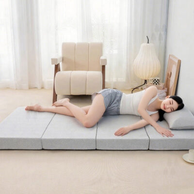 High-density modern foldable mattress for hotel and office use