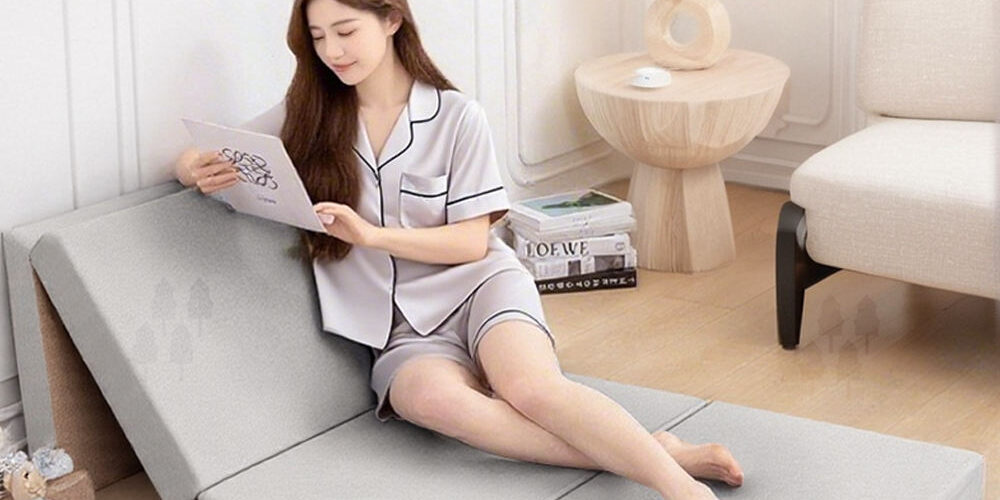 High-density modern foldable mattress for hotel and office use