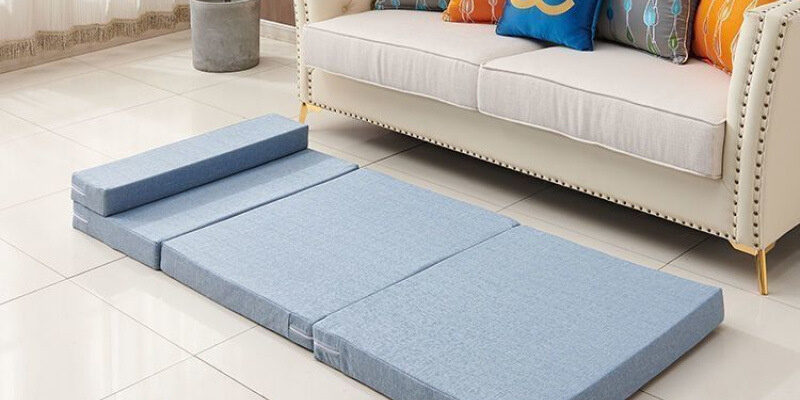 Foam foldable mattress for office and student nap use
