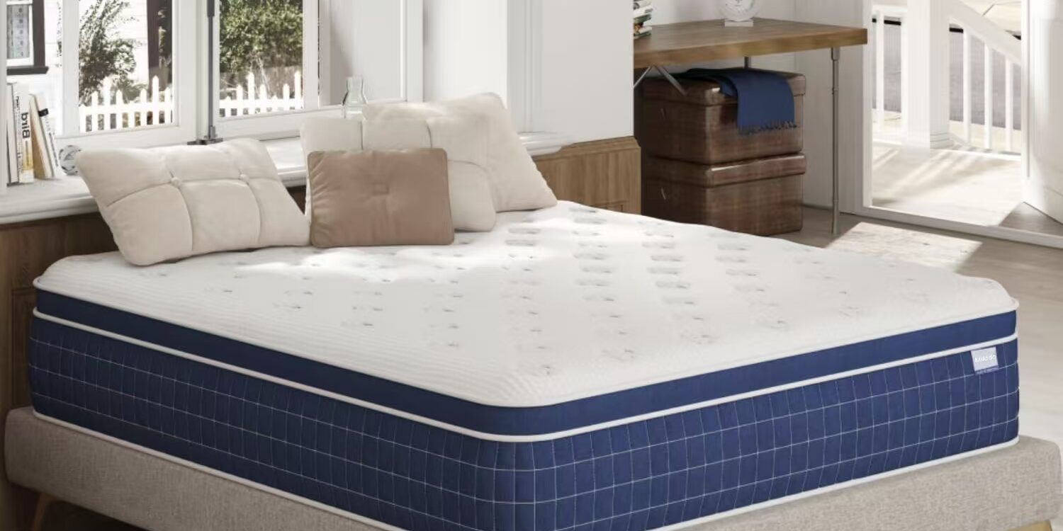 Stylish memory foam spring mattress with modern comfort