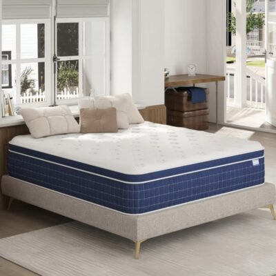 Stylish memory foam spring mattress with modern comfort