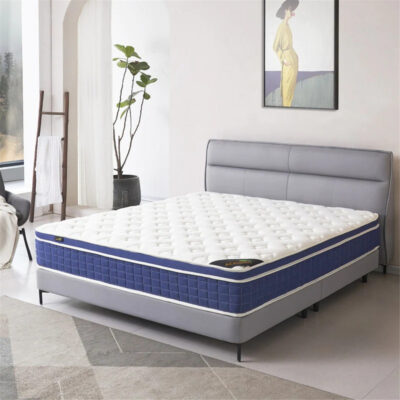 Stylish memory foam spring mattress with modern comfort