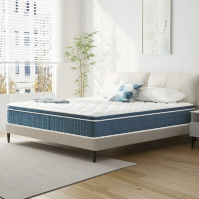 Stylish memory foam spring mattress with modern comfort