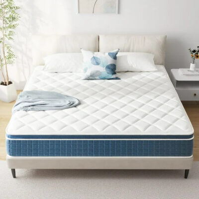 Stylish memory foam spring mattress with modern comfort