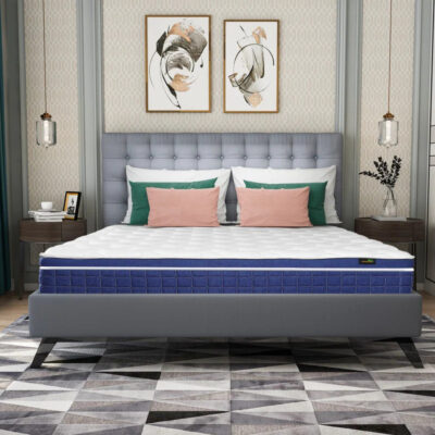Stylish memory foam spring mattress with modern comfort