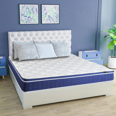 Stylish memory foam spring mattress with modern comfort