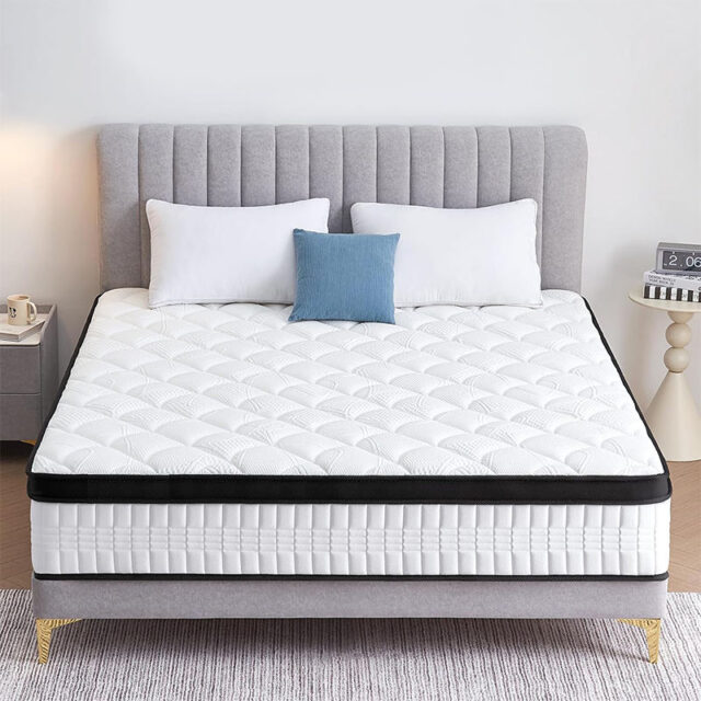 Soft high-density foam spring mattress with premium comfort