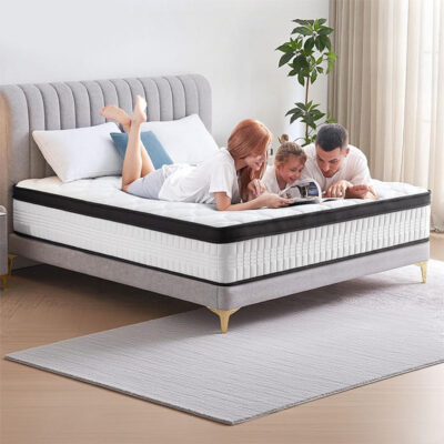Soft high-density foam spring mattress with premium comfort