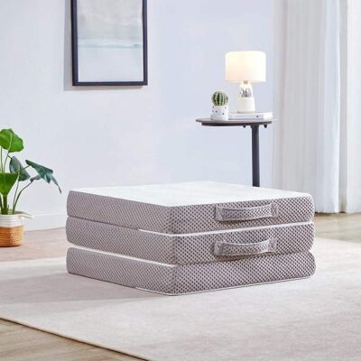Durable high-density memory foam foldable mattress for home use
