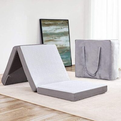 Durable high-density memory foam foldable mattress for home use