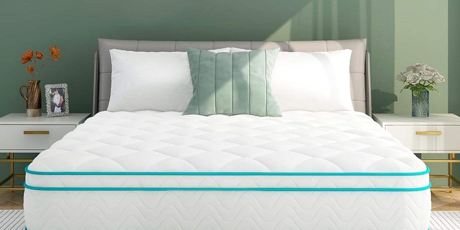 Modern spring mattress with stylish design and strong support (7) High-quality modern design spring mattress for home and hotel use