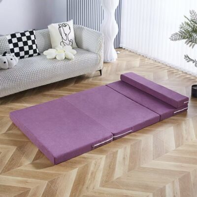Colorful outdoor foldable mattress for camping and travel use