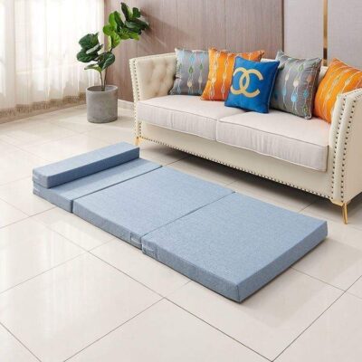 Colorful outdoor foldable mattress for camping and travel use