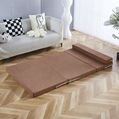 Colorful outdoor foldable mattress for camping and travel use