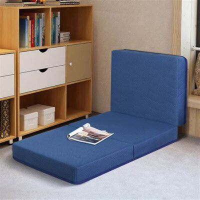 High-density portable foldable mattress for home and outdoor use